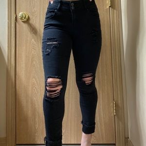 Black Ripped Jeans